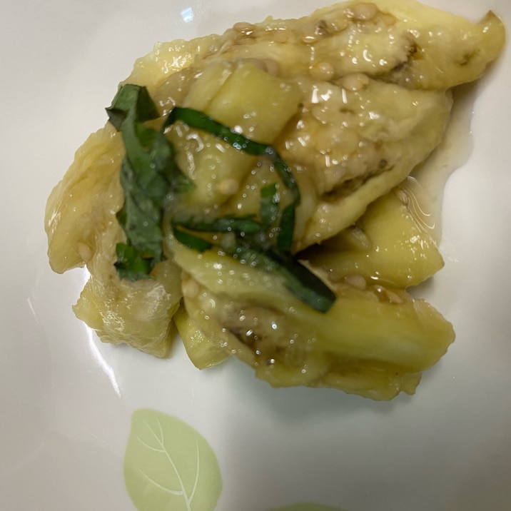レンジでパッとできる なすびの生姜和え
